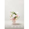 image:imageLings moment Wedding Artificial Flowers Package Bridal Bouquet Bridesmaid Bouquets Boutonniere for Men Rose PetalsDark Teal Burnt OrangePkblush  Pink