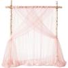 image:imageLings Moment 10ft x 23ft Blush Wedding Backdrop Curtains for Arch Drape Sheer Organza Fabric WrinkleFree Tablecloth for Birthday Baby Shower Bridal Shower Photo Booth DecorationPkBlush