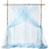 image:imageLings Moment 10ft x 23ft Blush Wedding Backdrop Curtains for Arch Drape Sheer Organza Fabric WrinkleFree Tablecloth for Birthday Baby Shower Bridal Shower Photo Booth DecorationBlNavy Blue