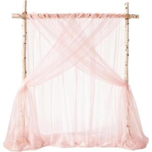 image:imageLings Moment 10ft x 23ft Blush Wedding Backdrop Curtains for Arch Drape Sheer Organza Fabric WrinkleFree Tablecloth for Birthday Baby Shower Bridal Shower Photo Booth DecorationPkBlush