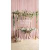 image:imageLings moment 9FT Spring Flower Garland Wedding Arch Flowers for Backdrop Decoration Eucalyptus amp Rose Artificial Floral Garland for Mantle  Sweetheart Head Table Decor for Reception Dusty BluePkdusty Rose  Cream