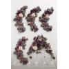 image:imageLings moment 9FT Spring Flower Garland Wedding Arch Flowers for Backdrop Decoration Eucalyptus amp Rose Artificial Floral Garland for Mantle  Sweetheart Head Table Decor for Reception Dusty BluePrpldeep Plum