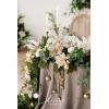 image:imageLings moment 9FT Spring Flower Garland Wedding Arch Flowers for Backdrop Decoration Eucalyptus amp Rose Artificial Floral Garland for Mantle  Sweetheart Head Table Decor for Reception Dusty BlueWhtchristmas