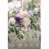 image:imageLings moment 9FT Spring Flower Garland Wedding Arch Flowers for Backdrop Decoration Eucalyptus amp Rose Artificial Floral Garland for Mantle  Sweetheart Head Table Decor for Reception Dusty BluePrpllilac  Cream