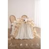 image:imageLings moment 9FT Spring Flower Garland Wedding Arch Flowers for Backdrop Decoration Eucalyptus amp Rose Artificial Floral Garland for Mantle  Sweetheart Head Table Decor for Reception Dusty BlueWhtwhite  Beige