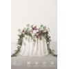 image:imageLings moment 9FT Spring Flower Garland Wedding Arch Flowers for Backdrop Decoration Eucalyptus amp Rose Artificial Floral Garland for Mantle  Sweetheart Head Table Decor for Reception Dusty BluePkdusty Rose  Mauve