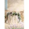 image:imageLings moment 9FT Spring Flower Garland Wedding Arch Flowers for Backdrop Decoration Eucalyptus amp Rose Artificial Floral Garland for Mantle  Sweetheart Head Table Decor for Reception Dusty BluePrpllavender Purple