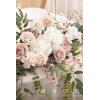 image:imageLings moment 9FT Spring Flower Garland Wedding Arch Flowers for Backdrop Decoration Eucalyptus amp Rose Artificial Floral Garland for Mantle  Sweetheart Head Table Decor for Reception Dusty BluePkdusty Rose  Cream