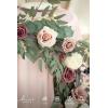 image:imageLings moment 9FT Spring Flower Garland Wedding Arch Flowers for Backdrop Decoration Eucalyptus amp Rose Artificial Floral Garland for Mantle  Sweetheart Head Table Decor for Reception Dusty BluePkdusty Rose  Mauve
