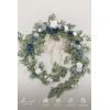 image:imageLings moment 9FT Spring Flower Garland Wedding Arch Flowers for Backdrop Decoration Eucalyptus amp Rose Artificial Floral Garland for Mantle  Sweetheart Head Table Decor for Reception Dusty BlueBludusty Blue  Navy