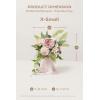 image:imageLings moment Artificial Bridesmaid Bouquets Set of 6Burgundy Wedding Flower Bouquets Pink Floral Bouquet Mashala Bridal Bouquets with RibbonCeremonyAnniversary7inch DiameterPkdusty Rose  Cream