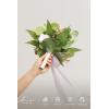 image:imageLings moment Artificial Bridesmaid Bouquets Set of 6Burgundy Wedding Flower Bouquets Pink Floral Bouquet Mashala Bridal Bouquets with RibbonCeremonyAnniversary7inch DiameterPrlilac  Cream