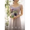image:imageLings moment Artificial Bridesmaid Bouquets Set of 6Burgundy Wedding Flower Bouquets Pink Floral Bouquet Mashala Bridal Bouquets with RibbonCeremonyAnniversary7inch DiameterPrpllilac  Gold