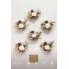 image:imageLings moment Artificial Bridesmaid Bouquets Set of 6Burgundy Wedding Flower Bouquets Pink Floral Bouquet Mashala Bridal Bouquets with RibbonCeremonyAnniversary7inch DiameterBrnbrown  Beige