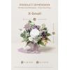 image:imageLings moment Artificial Bridesmaid Bouquets Set of 6Burgundy Wedding Flower Bouquets Pink Floral Bouquet Mashala Bridal Bouquets with RibbonCeremonyAnniversary7inch DiameterPrlilac  Cream