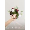 image:imageLings moment Artificial Wedding Flower Bouquets for Bridesmaids Ivory Floral Bouquet Beige Bridal Bouquets for Bridesmaids with Ribbon Ceremony Anniversary7inch DiameterRedmarsala  Blush