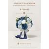 image:imageLings moment Artificial Wedding Flower Bouquets for Bridesmaids Ivory Floral Bouquet Beige Bridal Bouquets for Bridesmaids with Ribbon Ceremony Anniversary7inch DiameterBlunoble Navy Blue