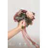 image:imageLings moment Artificial Wedding Flower Bouquets for Bridesmaids Ivory Floral Bouquet Beige Bridal Bouquets for Bridesmaids with Ribbon Ceremony Anniversary7inch DiameterPkdusty Rose  Mauve