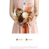 image:imageLings moment Artificial Wedding Flower Bouquets for Bridesmaids Ivory Floral Bouquet Beige Bridal Bouquets for Bridesmaids with Ribbon Ceremony Anniversary7inch DiameterOrboho  Terracotta
