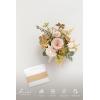 image:imageLings moment Artificial Wedding Flower Bouquets for Bridesmaids Ivory Floral Bouquet Beige Bridal Bouquets for Bridesmaids with Ribbon Ceremony Anniversary7inch DiameterPksand Blush