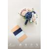 image:imageLings moment Artificial Wedding Flower Bouquets for Bridesmaids Ivory Floral Bouquet Beige Bridal Bouquets for Bridesmaids with Ribbon Ceremony Anniversary7inch DiameterPkdusty Rose  Navy