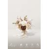 image:imageLings moment Artificial Wedding Flower Bouquets for Bridesmaids Ivory Floral Bouquet Beige Bridal Bouquets for Bridesmaids with Ribbon Ceremony Anniversary7inch DiameterBrtawny Beige