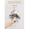 image:imageLings moment Artificial Wedding Flower Bouquets for Bridesmaids Ivory Floral Bouquet Beige Bridal Bouquets for Bridesmaids with Ribbon Ceremony Anniversary7inch DiameterPrpllilac  Gold