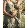 image:imageLings moment Artificial Wedding Flower Bouquets for Bridesmaids Ivory Floral Bouquet Beige Bridal Bouquets for Bridesmaids with Ribbon Ceremony Anniversary7inch DiameterPksand Blush