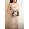 image:imageLings moment Artificial Wedding Flower Bouquets for Bridesmaids Ivory Floral Bouquet Beige Bridal Bouquets for Bridesmaids with Ribbon Ceremony Anniversary7inch DiameterRedmarsala  Blush