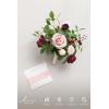 image:imageLings moment Artificial Wedding Flower Bouquets for Bridesmaids Ivory Floral Bouquet Beige Bridal Bouquets for Bridesmaids with Ribbon Ceremony Anniversary7inch DiameterRedposyblush  Marsala