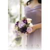 image:imageLings moment Artificial Wedding Flower Bouquets for Bridesmaids Ivory Floral Bouquet Beige Bridal Bouquets for Bridesmaids with Ribbon Ceremony Anniversary7inch DiameterPrpllilac  Gold