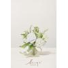 image:imageLings moment Artificial Wedding Flower Bouquets for Bridesmaids Ivory Floral Bouquet Beige Bridal Bouquets for Bridesmaids with Ribbon Ceremony Anniversary7inch DiameterWhtlily of the Valley White