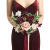 Red-marsala & Blush Pink