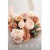 image:imageLings Moment Fake Flowers Box Faux Peony Artificial Dahlia Foam Roses Silk Carnation for Centerpiece Bouquet Wedding Floral Arrangement Bridal Shower Party Earth Brown amp Butter Yellow Deluxe ComboOrrust  Orange