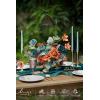 image:imageLings Moment Fake Flowers Box Faux Peony Artificial Dahlia Foam Roses Silk Carnation for Centerpiece Bouquet Wedding Floral Arrangement Bridal Shower Party Earth Brown amp Butter Yellow Deluxe ComboOrteal  Burnt Orange