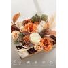 image:imageLings Moment Fake Flowers Box Faux Peony Artificial Dahlia Foam Roses Silk Carnation for Centerpiece Bouquet Wedding Floral Arrangement Bridal Shower Party Earth Brown amp Butter Yellow Deluxe ComboOrterracotta  Cream
