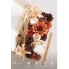 image:imageLings Moment Fake Flowers Box Faux Peony Artificial Dahlia Foam Roses Silk Carnation for Centerpiece Bouquet Wedding Floral Arrangement Bridal Shower Party Earth Brown amp Butter Yellow Deluxe ComboBegboho  Rust