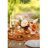 image:imageLings Moment Fake Flowers Box Faux Peony Artificial Dahlia Foam Roses Silk Carnation for Centerpiece Bouquet Wedding Floral Arrangement Bridal Shower Party Earth Brown amp Butter Yellow Deluxe ComboOrterracotta  Cream
