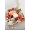 image:imageLings Moment Fake Flowers Box Faux Peony Artificial Dahlia Foam Roses Silk Carnation for Centerpiece Bouquet Wedding Floral Arrangement Bridal Shower Party Earth Brown amp Butter Yellow Deluxe ComboOrdusty Rose  Orange