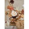 image:imageLings Moment Fake Flowers Box Faux Peony Artificial Dahlia Foam Roses Silk Carnation for Centerpiece Bouquet Wedding Floral Arrangement Bridal Shower Party Earth Brown amp Butter Yellow Deluxe ComboBegboho  Sepia