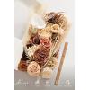 image:imageLings Moment Fake Flowers Box Faux Peony Artificial Dahlia Foam Roses Silk Carnation for Centerpiece Bouquet Wedding Floral Arrangement Bridal Shower Party Earth Brown amp Butter Yellow Deluxe ComboBegboho  Sepia