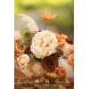 image:imageLings Moment Fake Flowers Box Faux Peony Artificial Dahlia Foam Roses Silk Carnation for Centerpiece Bouquet Wedding Floral Arrangement Bridal Shower Party Earth Brown amp Butter Yellow Deluxe ComboOrterracotta  Cream