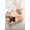 image:imageLings Moment Fake Flowers Box Faux Peony Artificial Dahlia Foam Roses Silk Carnation for Centerpiece Bouquet Wedding Floral Arrangement Bridal Shower Party Earth Brown amp Butter Yellow Deluxe ComboBegboho  Sepia