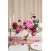 image:imageLings moment Fake Flowers Box Faux Artificial Sweet Peas Foam Roses Silk Carnations for Centerpieces Bouquet Wedding Floral Arrangements Bridal Shower Party Dusty Rose amp Sand Beige Deluxe ComboPkpink  Ivory