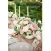 image:imageLings moment Fake Flowers Box Faux Artificial Sweet Peas Foam Roses Silk Carnations for Centerpieces Bouquet Wedding Floral Arrangements Bridal Shower Party Dusty Rose amp Sand Beige Deluxe ComboPkdusty Rose  Pale Peach
