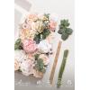 image:imageLings moment Fake Flowers Box Faux Artificial Sweet Peas Foam Roses Silk Carnations for Centerpieces Bouquet Wedding Floral Arrangements Bridal Shower Party Dusty Rose amp Sand Beige Deluxe ComboPkcream  Blush