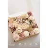 image:imageLings moment Fake Flowers Box Faux Artificial Sweet Peas Foam Roses Silk Carnations for Centerpieces Bouquet Wedding Floral Arrangements Bridal Shower Party Dusty Rose amp Sand Beige Deluxe ComboPkdusty Rose  Cream  Blush