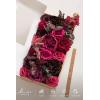 image:imageLings moment Fake Flowers Box Faux Artificial Sweet Peas Foam Roses Silk Carnations for Centerpieces Bouquet Wedding Floral Arrangements Bridal Shower Party Dusty Rose amp Sand Beige Deluxe ComboPkmagenta  Hot Pink