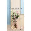 image:imageLings moment Fake Flowers Box Faux Artificial Sweet Peas Foam Roses Silk Carnations for Centerpieces Bouquet Wedding Floral Arrangements Bridal Shower Party Dusty Rose amp Sand Beige Deluxe ComboPkdusty Rose  Navy