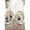 image:imageLings moment Fake Flowers Box Faux Artificial Sweet Peas Foam Roses Silk Carnations for Centerpieces Bouquet Wedding Floral Arrangements Bridal Shower Party Dusty Rose amp Sand Beige Deluxe ComboPkdusty Rose  Navy
